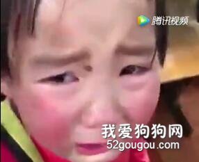 <b>小女孩上学路上捡了一只流浪狗，哭的心都化了~</b>